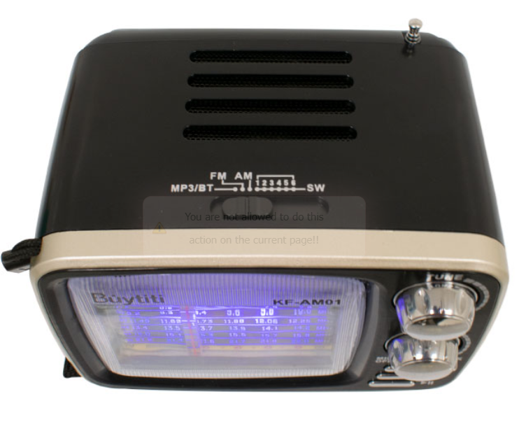 📻 Radio Buytiti KF-AM01 Estilo Retro con Radio AM/FM