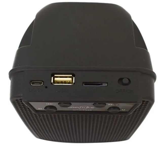 🔊 Bocina Bluetooth Greatnice GTS-1345 – 3" con Luces LED y Radio FM