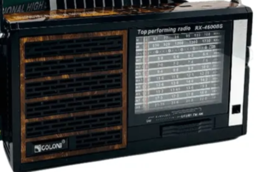 đź“» Radio Retro GOLON RX-4500BS – 4" con Bluetooth, 10 Bandas, Solar y BaterĂa Recargable
