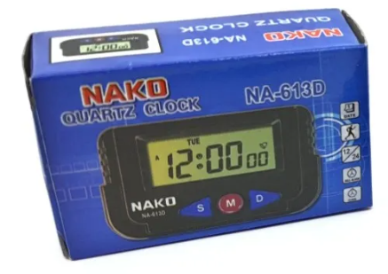 ⏰ Reloj Digital KD-613A-2 – Portátil con Alarma, Cronómetro y Calendario