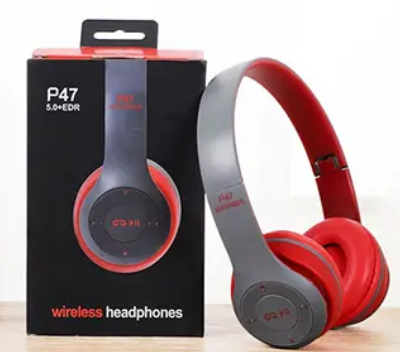 🎧 AudĂfonos Inalámbricos P47 – Bluetooth 5.0, Radio FM, MicroSD y Manos Libres