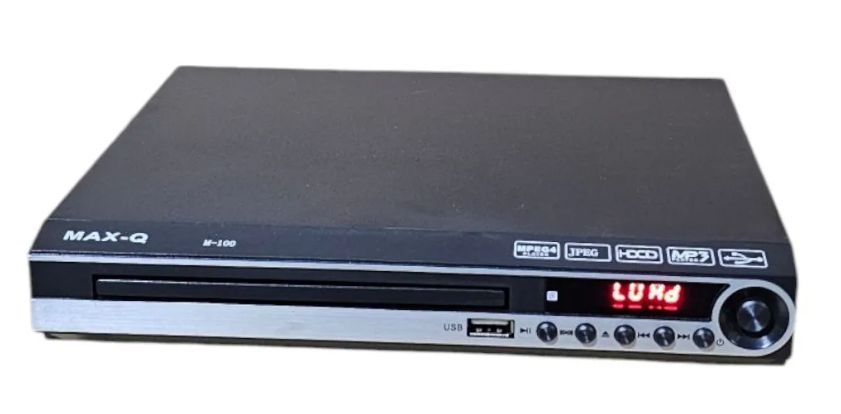 🎬 Reproductor de DVD MAX-Q M-110 – Multiregión con USB y Control Remoto