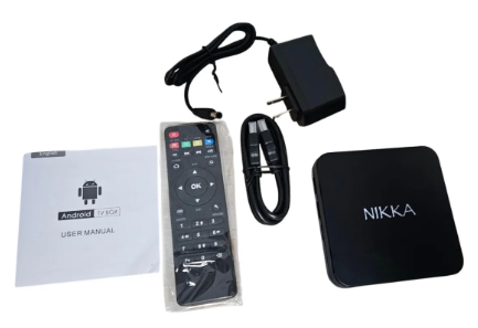 📺 NIKKA Smart TV Box 4K – Centro Multimedia con Android y Resolución Ultra HD