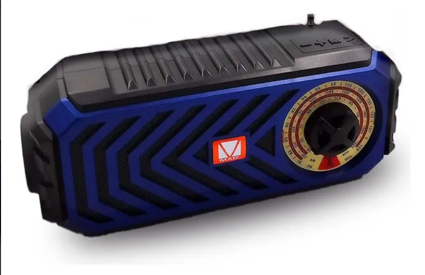 🔊 Bocina MAIZ YM-076 – Portátil con Radio AM/FM/SW, Bluetooth y Carga Solar