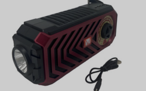 🔊 Bocina MAIZ YM-076 – Portátil con Radio AM/FM/SW, Bluetooth y Carga Solar