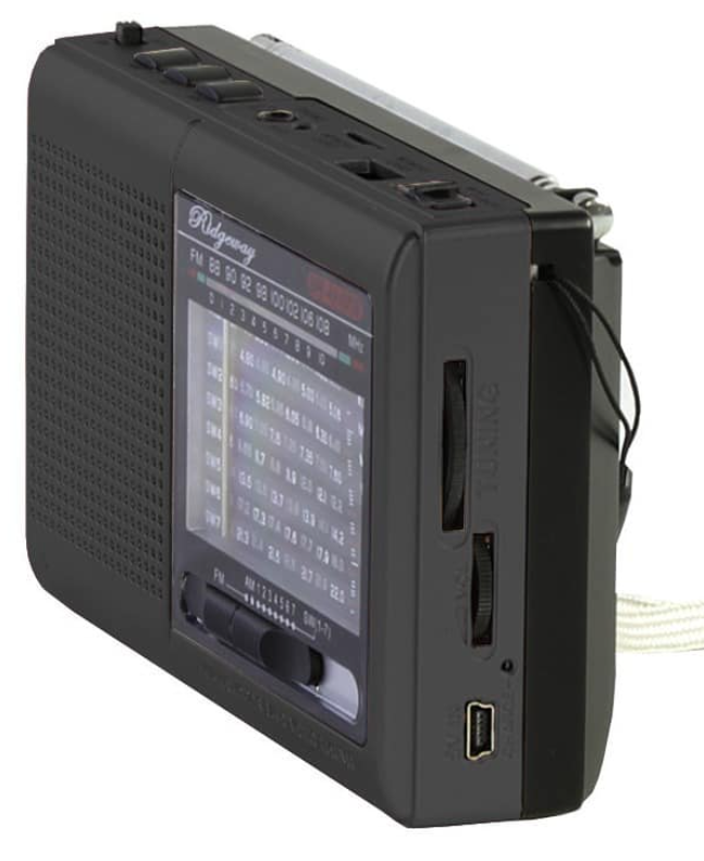 📻 Radio Portátil Ridgeway SPE-RA1072B – Conectividad Versátil y Estilo Retro