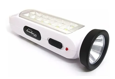 💡 Lámpara de Emergencia Ridgeway LT-70112 – Luz Recargable con Linterna LED