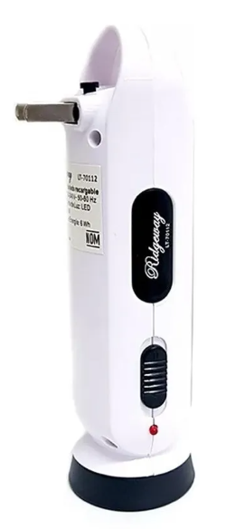 💡 Lámpara de Emergencia Ridgeway LT-70112 – Luz Recargable con Linterna LED