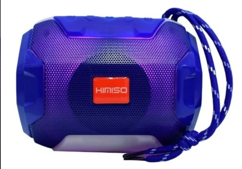 🔊 Bocina Bluetooth 3" A005 – Portátil con Luces LED