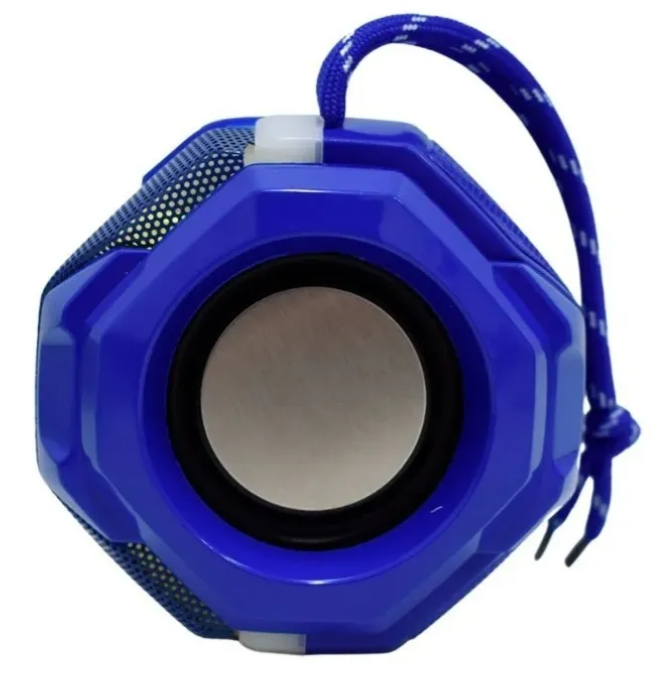 🔊 Bocina Bluetooth 3" A005 – Portátil con Luces LED