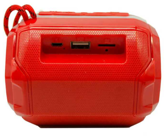🔊 Bocina Bluetooth 3" A005 – Portátil con Luces LED