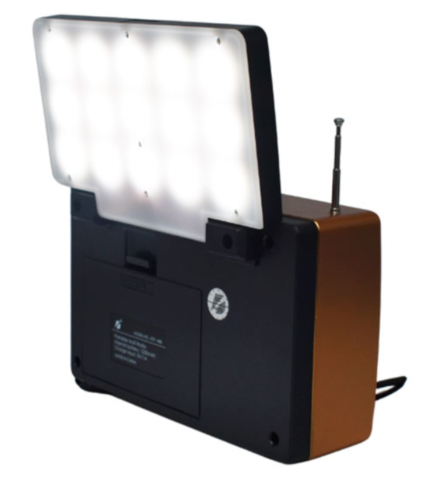 📻 Radio Portátil KTF-1488 – AM/FM/SW con Bluetooth, Panel Solar y Linterna LED