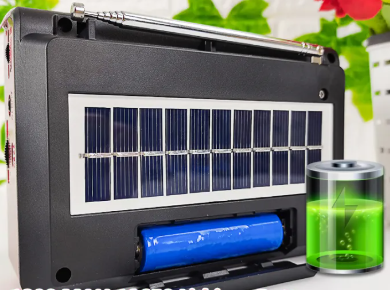 📻 Radio Portátil Ridgeway SPE-RA1076B – AM/FM/SW con Bluetooth, Linterna LED y panel solar