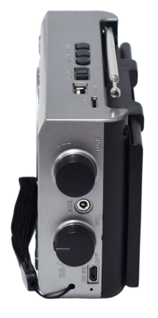 📻 Radio Portátil KTF-1481 – AM/FM/SW con Bluetooth, Linterna y Panel Solar
