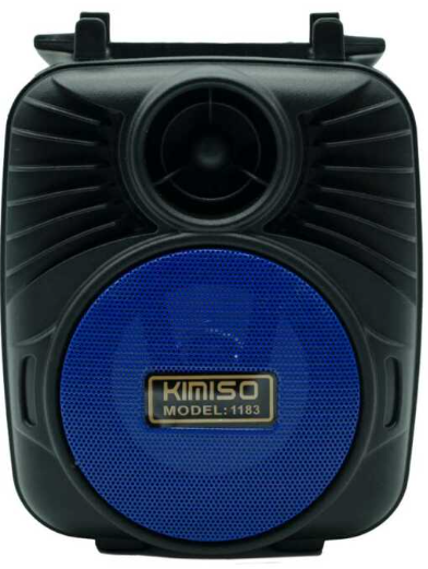 🔊 Bocina Portátil Kimiso 3" KMS-1183 – Bluetooth 5.0 con Luces LED y Radio FM