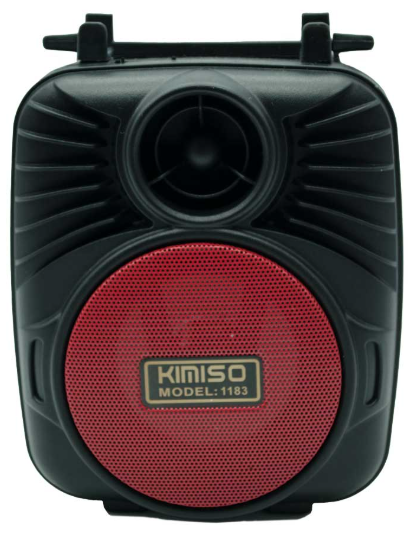 🔊 Bocina Portátil Kimiso 3" KMS-1183 – Bluetooth 5.0 con Luces LED y Radio FM