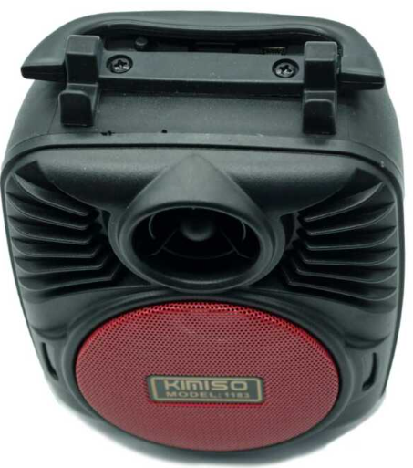🔊 Bocina Portátil Kimiso 3" KMS-1183 – Bluetooth 5.0 con Luces LED y Radio FM