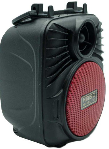 🔊 Bocina Portátil Kimiso 3" KMS-1183 – Bluetooth 5.0 con Luces LED y Radio FM