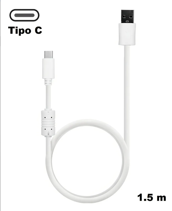 🔌 Cable Tipo C 1Hora CAB150 – 1.5 metros, Carga Rápida Reforzado 2.0