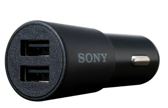 🚗 Cargador de Coche Sony AN430 – 12W, 2 Puertos USB, con Cable USB Tipo-C