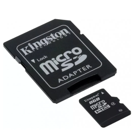 📦 Tarjeta de Memoria Kingston microSDHC 8GB – Clase 10