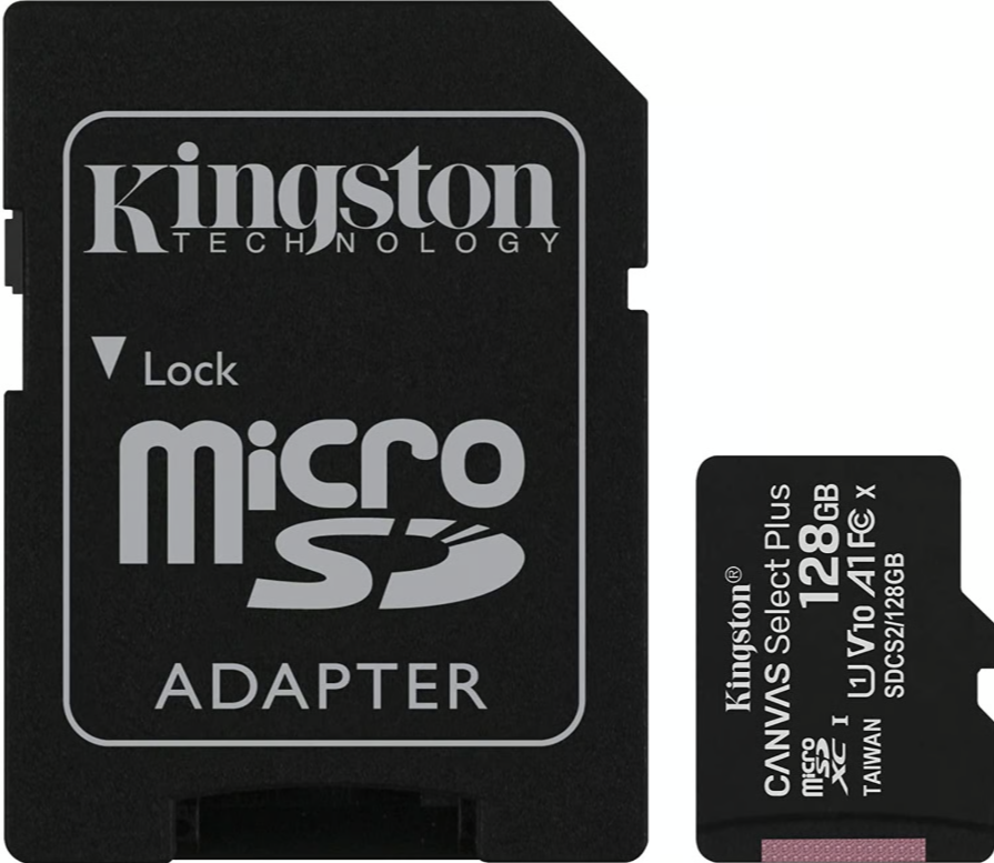 📦 Tarjeta de Memoria Kingston microSDXC 128GB (SDCS2/128GB)