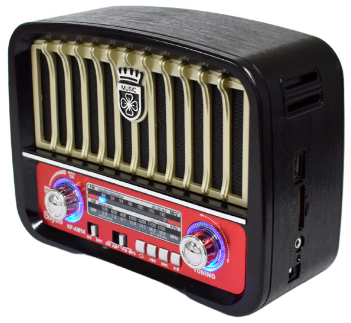 🧰 Radio Vintage KF-AM14 con Bluetooth