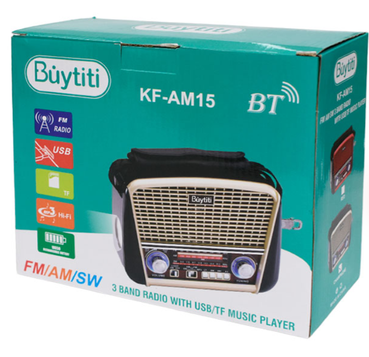 🧰 Radio Vintage Bluetooth KF-AM15