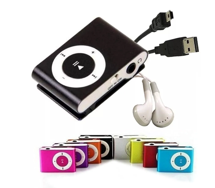 🎧 Reproductor MP3 Portátil con Clip (Tipo Shuffle)