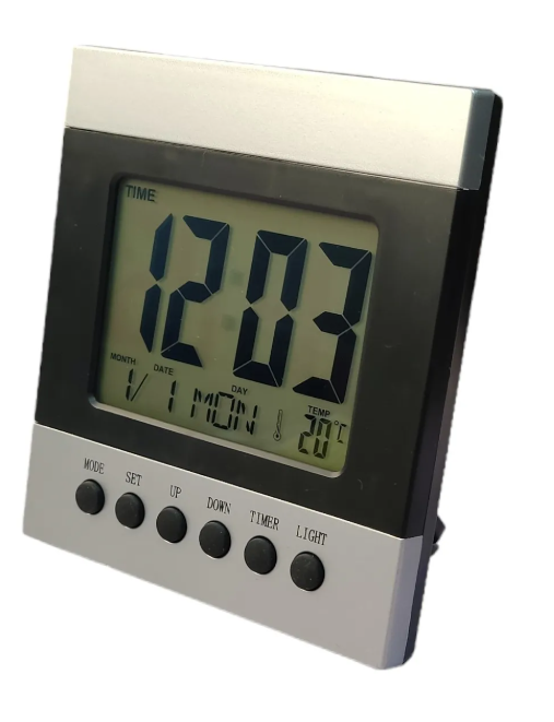 🕒 Reloj de Mesa Digital DS-2088 – Multifunción con Pantalla LCD