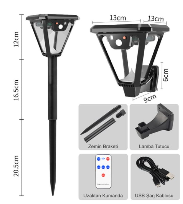 🌟 Lámpara Solar HS-V83 – Luz LED con Sensor de Movimiento
