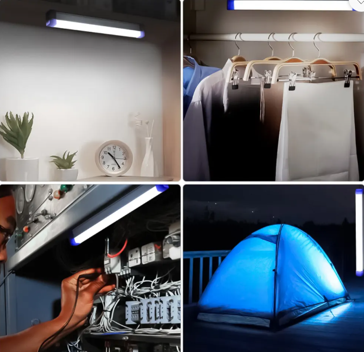 💡 Lámpara LED de Emergencia USB 60W – 50 cm (Modelo ADK03)