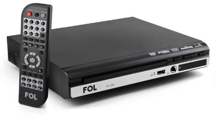 📀 Reproductor de DVD FOL FD-118A – Multiformato con USB y Función de Karaoke