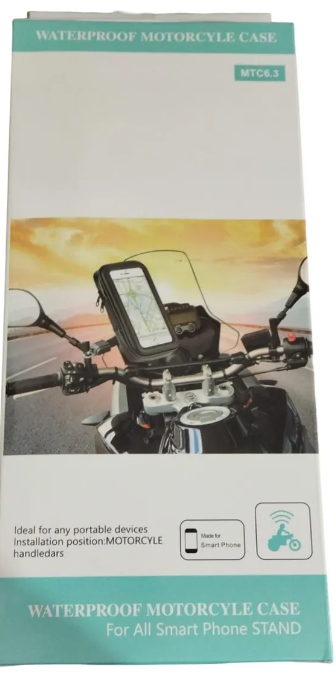 📱 Soporte Holder para Celular con Cargador USB para Moto – Ajustable, Impermeable y Rotación 360°