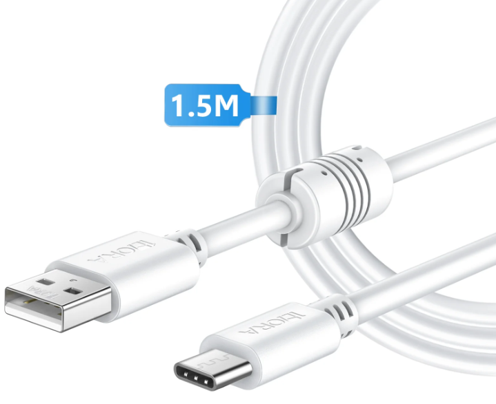 🔌 Cable Tipo C 1Hora CAB150 – 1.5 metros, Carga Rápida Reforzado 2.0