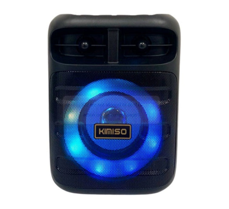 🔊 Bocina Bluetooth KIMISO KMS-5016 – 3" con Luces LED y Soporte para Celular