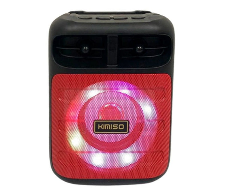🔊 Bocina Bluetooth KIMISO KMS-5016 – 3" con Luces LED y Soporte para Celular