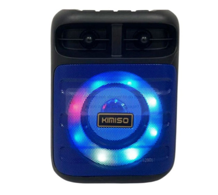 🔊 Bocina Bluetooth KIMISO KMS-5016 – 3" con Luces LED y Soporte para Celular
