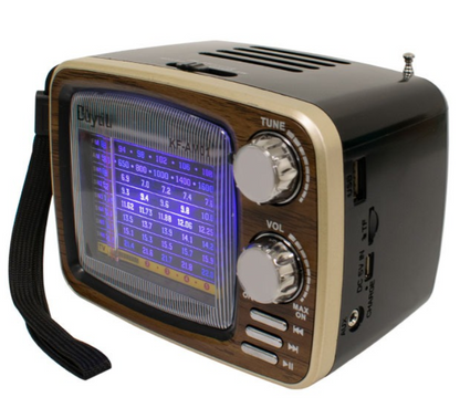 📻 Radio Buytiti KF-AM01 Estilo Retro con Radio AM/FM