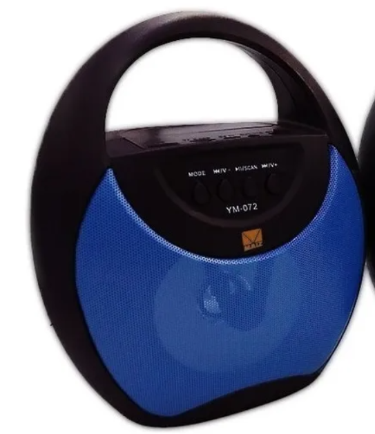 🔊 Bocina Bluetooth MAIZ YM-072 3"– con Luces LED y Radio FM
