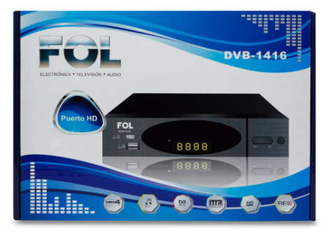 📺 Decodificador FOL DVB-1685 – Receptor Digital HD con Función de Grabación