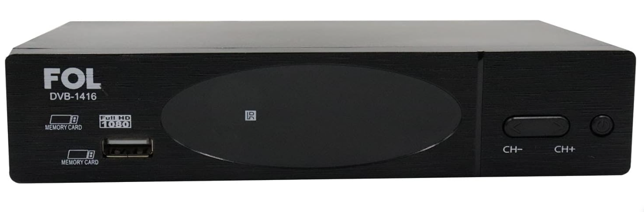 📺 Decodificador FOL DVB-1685 – Receptor Digital HD con Función de Grabación