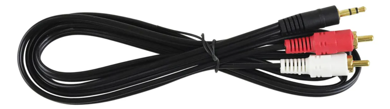 🔌Cable de Audio Auxiliar 3.5 mm a RCA (1 metro)