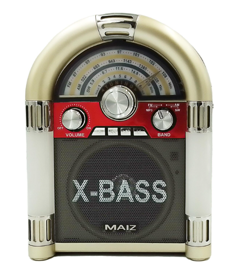 🧰 Bocina Mini Rockola X-Bass Portátil Maiz BC-148 (3")