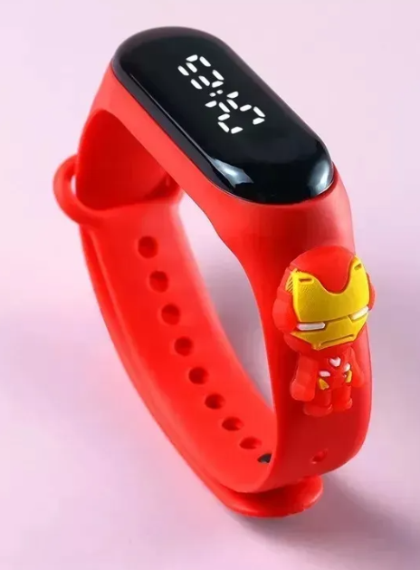 🕒 Reloj Infantil Pulseira Digital LED – Pulsera de Silicona con Pantalla Táctil