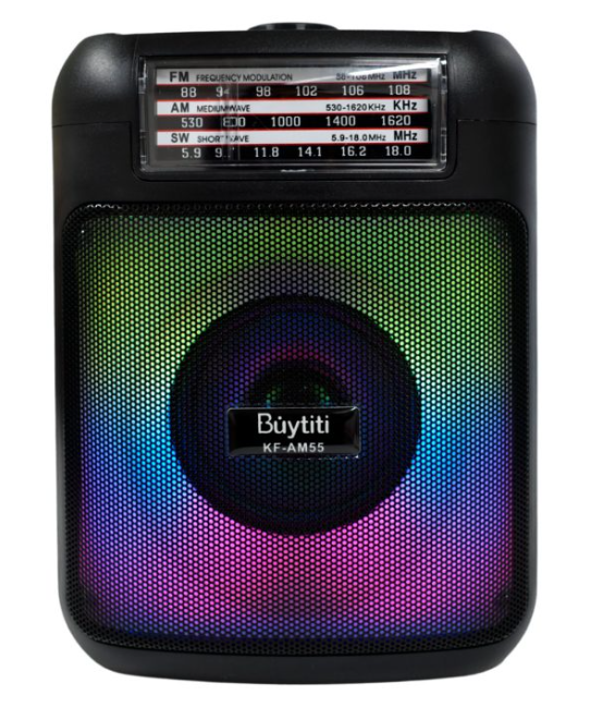 📻 Radio Buytiti KF-AM55 – 3" con Bluetooth, AM/FM y Soporte para Celular
