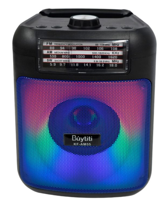 📻 Radio Buytiti KF-AM55 – 3" con Bluetooth, AM/FM y Soporte para Celular