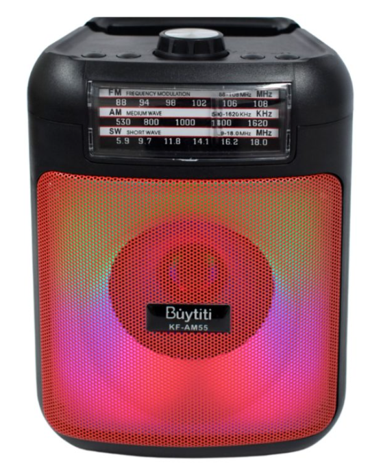 📻 Radio Buytiti KF-AM55 – 3" con Bluetooth, AM/FM y Soporte para Celular