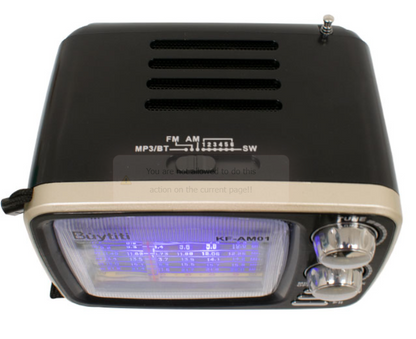 📻 Radio Buytiti KF-AM01 Estilo Retro con Radio AM/FM