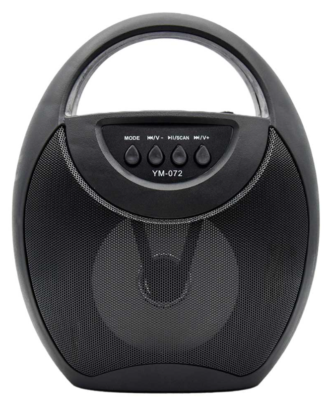 🔊 Bocina Bluetooth MAIZ YM-072 3"– con Luces LED y Radio FM